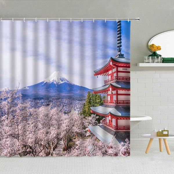 shower curtains japanese mount fuji theme curtain sakura pavilion landscape bathroom fabric hanging decor 3d printing washable
shower curtains japanese mount fuji theme curtain sakura pavilion landscape bathroom fabric hanging decor 3d printing washable