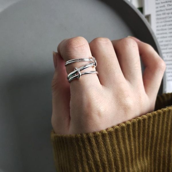 cluster rings ins authentic s925 sterling silver fine jewelry 3-circles ring tlj547, Golden;silver
cluster rings ins authentic s925 sterling silver fine jewelry 3-circles ring tlj547, Golden;silver