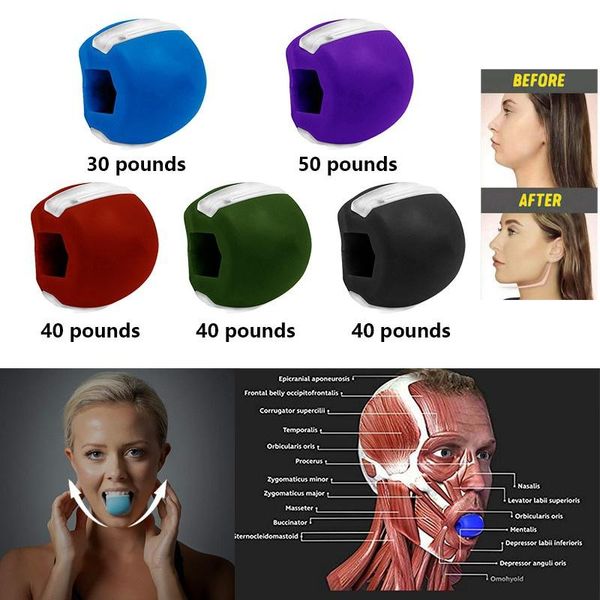 jaw trainer face-lift artifact facial muscle chew device face and neck exercise ball strength expander equipment party favor
jaw trainer face-lift artifact facial muscle chew device face and neck exercise ball strength expander equipment party favor