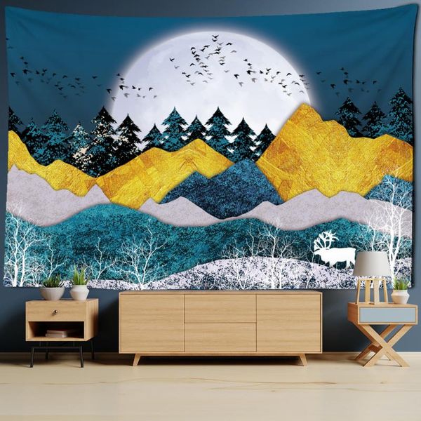 tapestries sunrise forest tapestry wall hanging bohemian style ink painting aesthetics room home decor
tapestries sunrise forest tapestry wall hanging bohemian style ink painting aesthetics room home decor