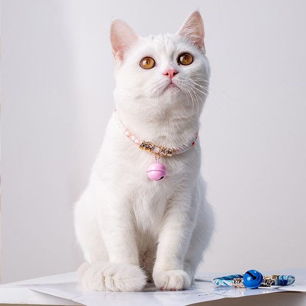 retro japanese cat collar necklace with bell adjustable collars for small medium pet decoration supplies kitten accessories & leads
retro japanese cat collar necklace with bell adjustable collars for small medium pet decoration supplies kitten accessories & leads