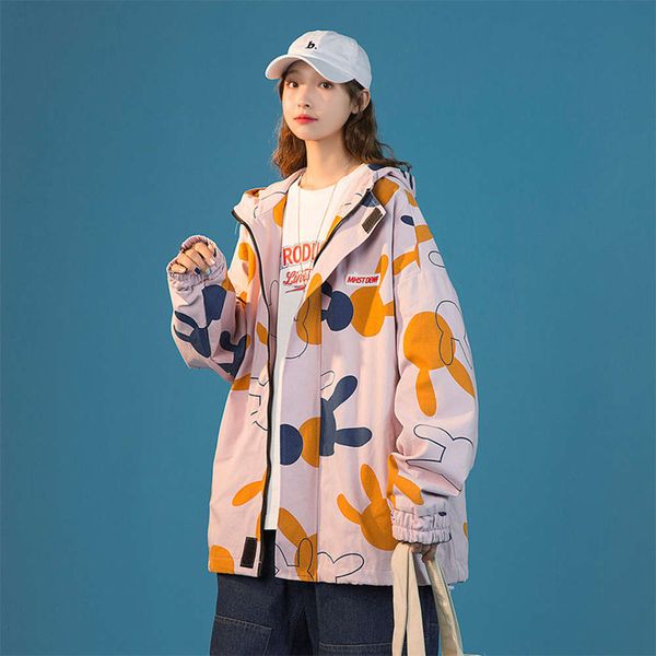 high street coat women's spring and autumn loose oversize casual jacket students' versatile, Black;brown
high street coat women's spring and autumn loose oversize casual jacket students' versatile, Black;brown