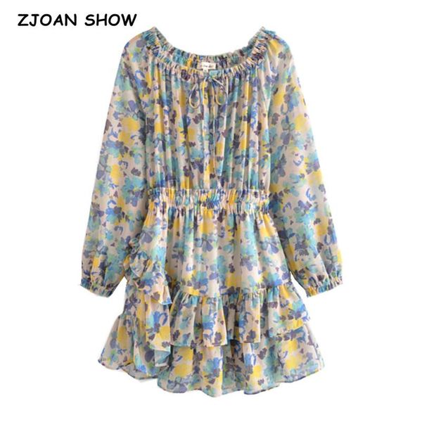 casual dresses 2021 chic floral print long sleeve dress vintage women adjust waist mini french ruffles hem holiday robe, Black;gray
casual dresses 2021 chic floral print long sleeve dress vintage women adjust waist mini french ruffles hem holiday robe, Black;gray