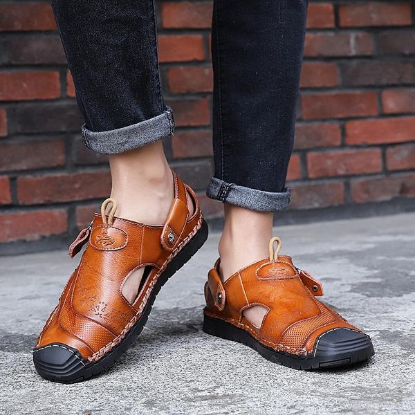 slippers rubber sandals men sandalias hombre verano cuero outdoor beach sport sandalen herren sandale homme ete transpirables, Black
slippers rubber sandals men sandalias hombre verano cuero outdoor beach sport sandalen herren sandale homme ete transpirables, Black