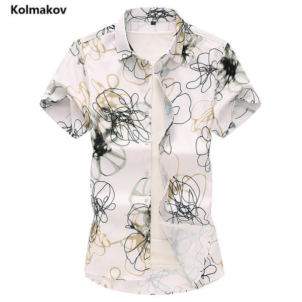 summer men's home dress shirts short sleeves cotton casual collar printed slim shirt for men, White;black
summer men's home dress shirts short sleeves cotton casual collar printed slim shirt for men, White;black