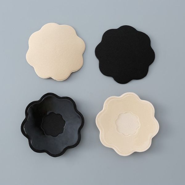 bra pad reusable self adhesive silicone invisible pasties petal chest nipple stickers breast cover women intimates pairs, Black;white
bra pad reusable self adhesive silicone invisible pasties petal chest nipple stickers breast cover women intimates pairs, Black;white