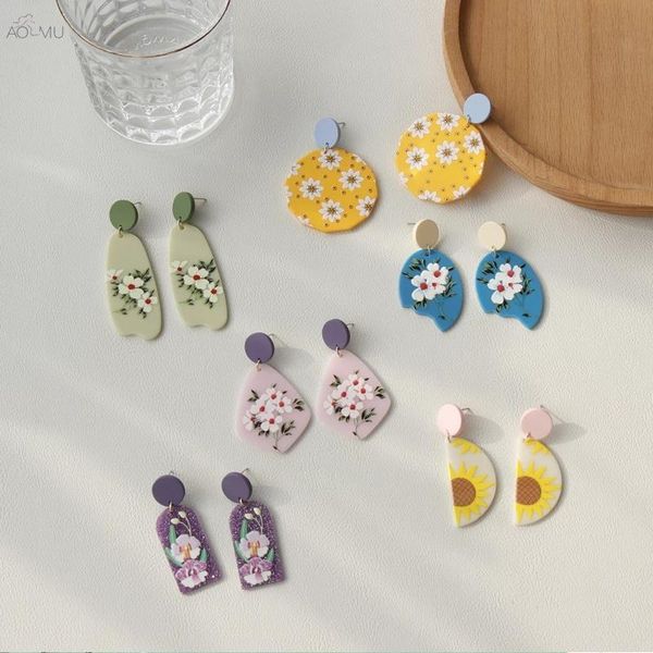 dangle & chandelier aomu 1pair korea spring colorful flower pattern geometric round irregular acrylic earrings for women 2021 bohemia beach, Silver
dangle & chandelier aomu 1pair korea spring colorful flower pattern geometric round irregular acrylic earrings for women 2021 bohemia beach, Silver