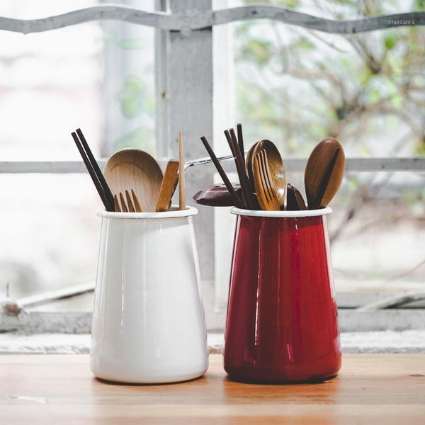 storage bottles & jars japanese style tube thick enamel chopsticks pen holder tool kitchen retro vase wf1024350
storage bottles & jars japanese style tube thick enamel chopsticks pen holder tool kitchen retro vase wf1024350