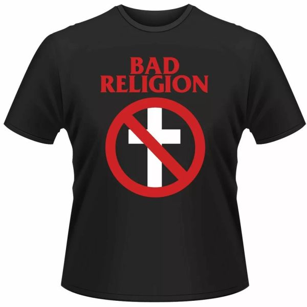 official bad religion t shirt black cross buster mens metal punk rock new, White;black
official bad religion t shirt black cross buster mens metal punk rock new, White;black