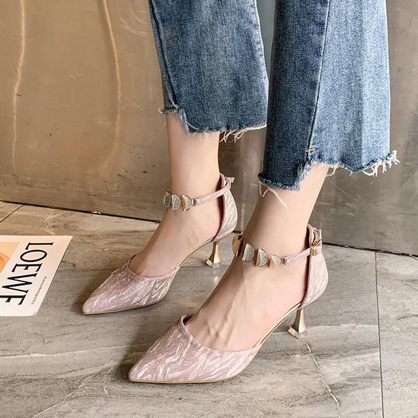 dress shoes crystal chain buckle pumps women sequin high heels summer pointed toe sandals party stiletto gold silver, Black
dress shoes crystal chain buckle pumps women sequin high heels summer pointed toe sandals party stiletto gold silver, Black