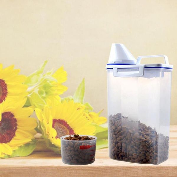pet storage container airtight dog cats foods with measuring cup clear bottles & jars
pet storage container airtight dog cats foods with measuring cup clear bottles & jars