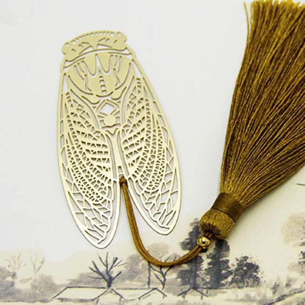 bookmark chinese retro carving style metal bookmarks tassel cicada shape exquisite gift box packaging stationery supply gifts
bookmark chinese retro carving style metal bookmarks tassel cicada shape exquisite gift box packaging stationery supply gifts