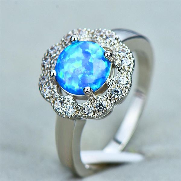 wedding rings boho style round cut blue white fire opal for women 10kt gold ring female engagement bands fashion jewelry, Slivery;golden
wedding rings boho style round cut blue white fire opal for women 10kt gold ring female engagement bands fashion jewelry, Slivery;golden