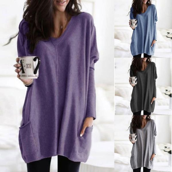 women's blouses & shirts arrival women bottoming shirt solid color v-neck long sleeve mid-length, White
women's blouses & shirts arrival women bottoming shirt solid color v-neck long sleeve mid-length, White
