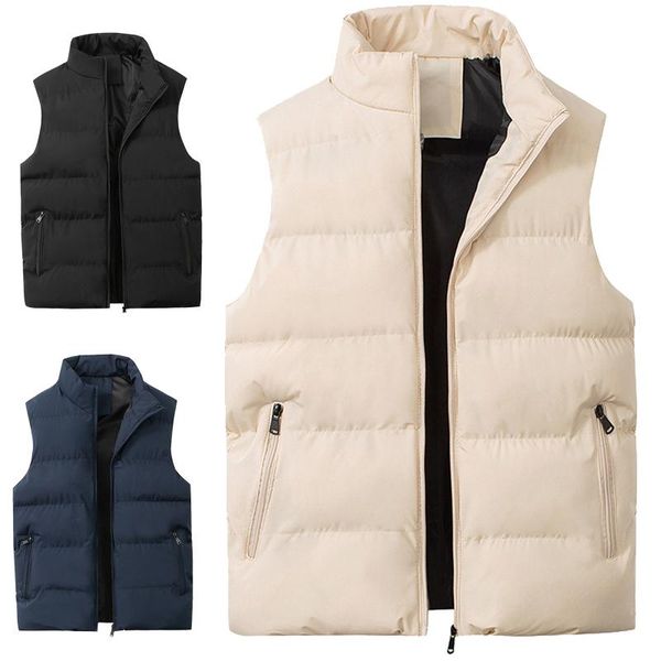 men's vests autumn and winter outdoor warm down cotton vest sleeveless sports jacket casual thicken waistcoat, Black;white
men's vests autumn and winter outdoor warm down cotton vest sleeveless sports jacket casual thicken waistcoat, Black;white
