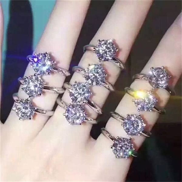 design jewelry six claw ring 925 18k gold plated one single diamond engagement wedding ring 0a5z iemp nkhm, Silver
design jewelry six claw ring 925 18k gold plated one single diamond engagement wedding ring 0a5z iemp nkhm, Silver