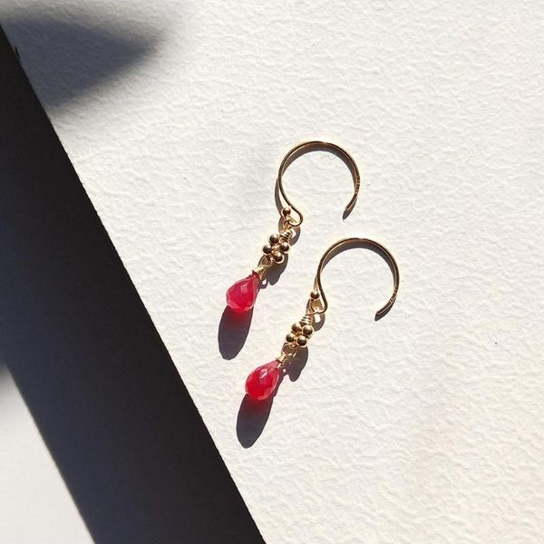 dangle & chandelier lii ji ruby earrings 14k gold filled small drop beads natural gemstone fine jewelry for women girls gift, Silver
dangle & chandelier lii ji ruby earrings 14k gold filled small drop beads natural gemstone fine jewelry for women girls gift, Silver