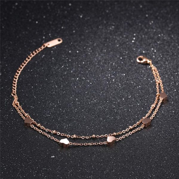 stainless steel rose gold color geometric decorating charm chain bracelet vintage elegant bracelets jewelry for women link,, Black
stainless steel rose gold color geometric decorating charm chain bracelet vintage elegant bracelets jewelry for women link,, Black