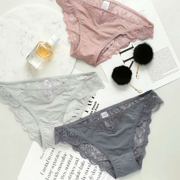 satin lace panteis women back hollow out underwear thong crotch cotton briefs transparent panties lingerie, Black;white
satin lace panteis women back hollow out underwear thong crotch cotton briefs transparent panties lingerie, Black;white