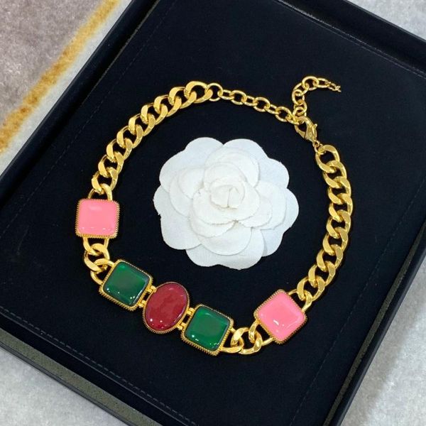 chains 2021 brand fashion jewelry women vintage thick chain pink red green resin cross gold color long necklace party fine, Silver
chains 2021 brand fashion jewelry women vintage thick chain pink red green resin cross gold color long necklace party fine, Silver