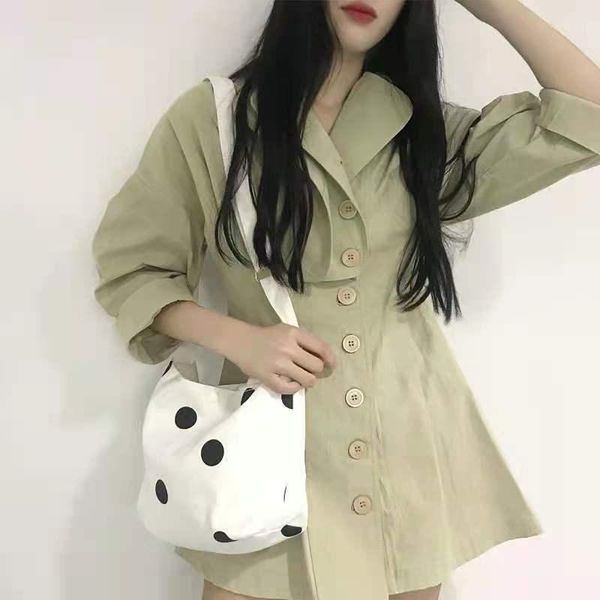 evening bags 2021 fashion korean canvas female literature retro shoulder bag polka dot handbag small fresh messenger
evening bags 2021 fashion korean canvas female literature retro shoulder bag polka dot handbag small fresh messenger