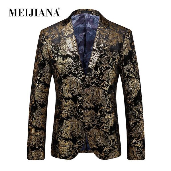 men's suits & blazers meijiana 2021 luxury men party suit blazer fashion gold jacket single breasted wedding dress, White;black
men's suits & blazers meijiana 2021 luxury men party suit blazer fashion gold jacket single breasted wedding dress, White;black