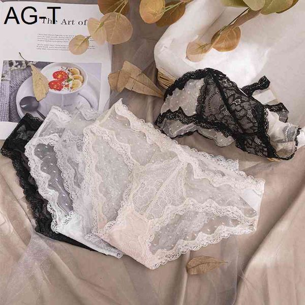 ice silk seamless women's mesh lace hollow pure cotton girl's low waist triangle underwear head, Black;pink 
ice silk seamless women's mesh lace hollow pure cotton girl's low waist triangle underwear head, Black;pink