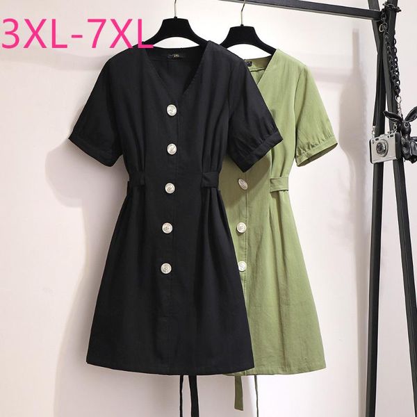 plus size dresses missfansiqi 3xl-7xl 2021 summer for women large casual v-neck short sleeve button belt black green dress
plus size dresses missfansiqi 3xl-7xl 2021 summer for women large casual v-neck short sleeve button belt black green dress