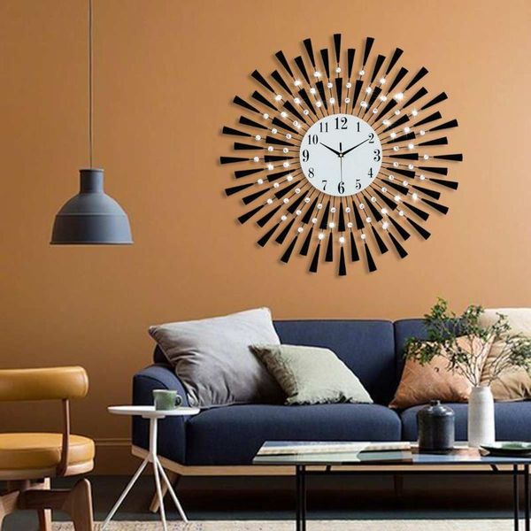 wall clocks 60cm 3d large clock modern geometric diamond luxury silent for living room office home decoration round hanging watch
wall clocks 60cm 3d large clock modern geometric diamond luxury silent for living room office home decoration round hanging watch
