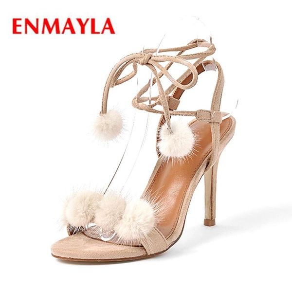 sandals fashion summer women faux fur solid open toe thin heel lady sweet party high heels zyl429, Black
sandals fashion summer women faux fur solid open toe thin heel lady sweet party high heels zyl429, Black