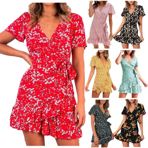 skirts summer women's dresses fashion o neck print polka dot buttons casual loose lace pocket woman short sleeve dress 2021 femme, Black
skirts summer women's dresses fashion o neck print polka dot buttons casual loose lace pocket woman short sleeve dress 2021 femme, Black