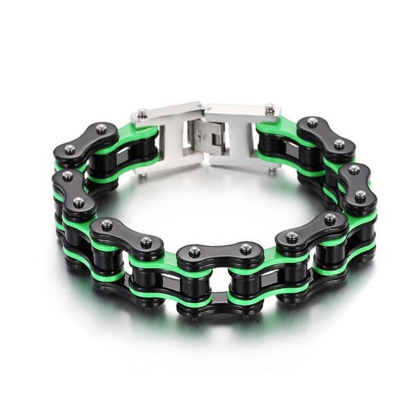 link, chain bicycle bracelet men stainless steel black green bracelets locomotive accessories personality jewelry wholesale
link, chain bicycle bracelet men stainless steel black green bracelets locomotive accessories personality jewelry wholesale