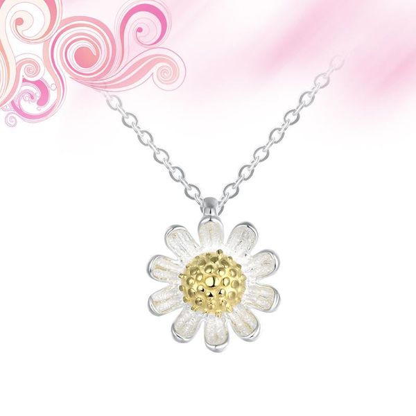 women's daisy flower necklace s925 sterling silver with chain and shiny pendnat pendant necklaces
women's daisy flower necklace s925 sterling silver with chain and shiny pendnat pendant necklaces