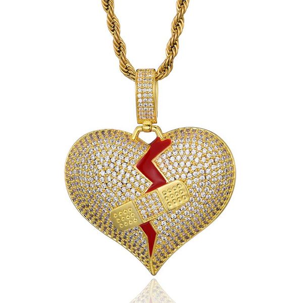 iced out broke heart bling pendants necklaces with solid back for men women cubic zirconia hip hop rapper charm jewelry pendant, Silver
iced out broke heart bling pendants necklaces with solid back for men women cubic zirconia hip hop rapper charm jewelry pendant, Silver