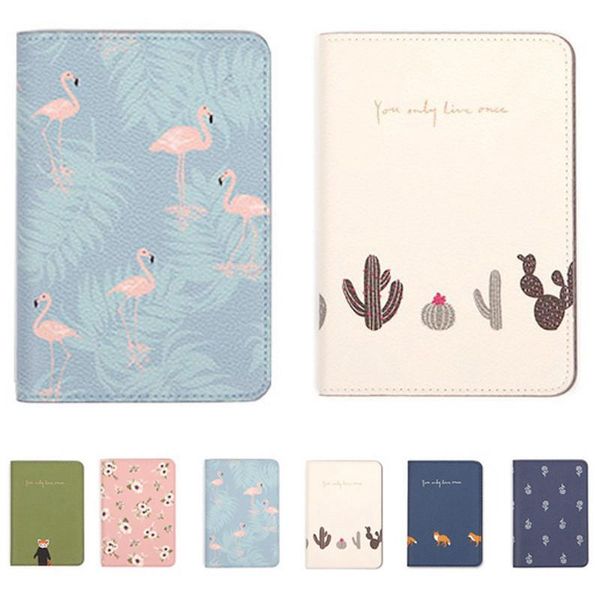 card holders passport holder cover cute little animals and plants travel id clip short sets case, Brown;gray
card holders passport holder cover cute little animals and plants travel id clip short sets case, Brown;gray
