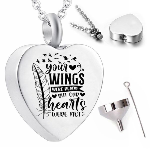 wholesale stainless steel cremation pendant necklace to commemorate family or pets with custom logo, Silver
wholesale stainless steel cremation pendant necklace to commemorate family or pets with custom logo, Silver