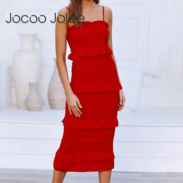 strap ruffles bodycon dress casual party solid ruched chiffon midi elegant sling long 210428, Black;gray
strap ruffles bodycon dress casual party solid ruched chiffon midi elegant sling long 210428, Black;gray