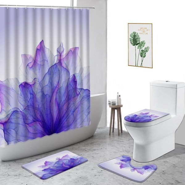 shower curtains romantic purple flower curtain red blue green watercolor flowers girl bathroom set non-slip carpet bath screen
shower curtains romantic purple flower curtain red blue green watercolor flowers girl bathroom set non-slip carpet bath screen