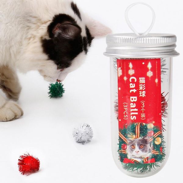 cat toys 3pcs pet cats ornament decoration ball for boredom scratcher running exercise solving and tree christmas
cat toys 3pcs pet cats ornament decoration ball for boredom scratcher running exercise solving and tree christmas