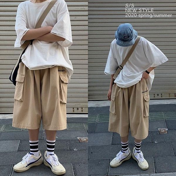 men's pants hong kong style ins capris trend versatile wide leg loose straight super fire cec summer thin overalls, Black
men's pants hong kong style ins capris trend versatile wide leg loose straight super fire cec summer thin overalls, Black