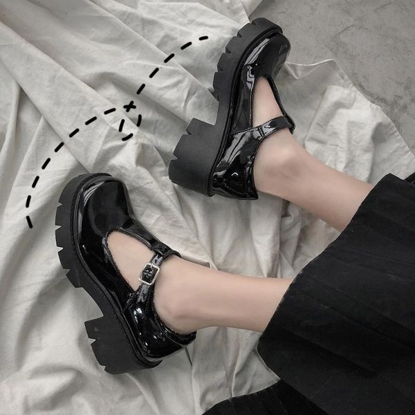 dress shoes gothic lolita pu leather women spring japanese literary student girl black t-strap buckle bullock mary jane
dress shoes gothic lolita pu leather women spring japanese literary student girl black t-strap buckle bullock mary jane