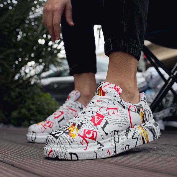 dress shoes chekich men's & women's white patterned artificial leather lace up sletter print summer autumn seasons sneakers skateb, Black 
dress shoes chekich men's & women's white patterned artificial leather lace up sletter print summer autumn seasons sneakers skateb, Black