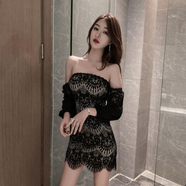 casual dresses 2021 nightclub women's temperament tube dress office lady polyester lace sheath solid zippers knee-length, Black;gray
casual dresses 2021 nightclub women's temperament tube dress office lady polyester lace sheath solid zippers knee-length, Black;gray