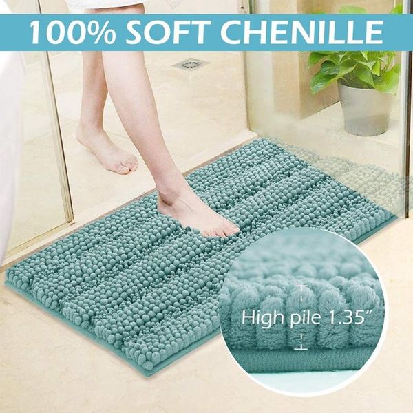 bath mats mat shower rug water absorbent fast dry super soft rugs for tub entrance- w17inch x l24inch
bath mats mat shower rug water absorbent fast dry super soft rugs for tub entrance- w17inch x l24inch