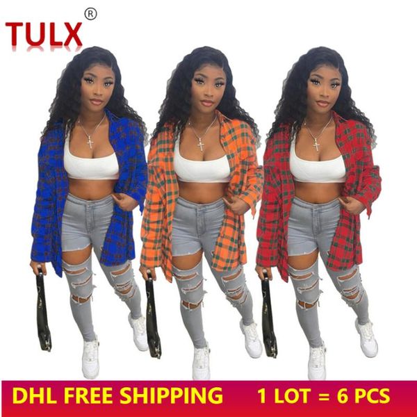 women's blouses & shirts women long classic plaid full sleeve all matching button up blouse fall winter clothing wholesale items xxl 58, White
women's blouses & shirts women long classic plaid full sleeve all matching button up blouse fall winter clothing wholesale items xxl 58, White