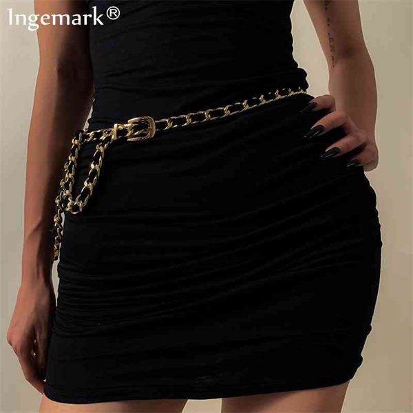 107cm band pants classic chain black velvet girdle women hip hop style fashion waist belts 2021 trendy body jewelry, Silver
107cm band pants classic chain black velvet girdle women hip hop style fashion waist belts 2021 trendy body jewelry, Silver