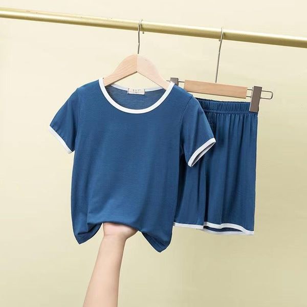 3-12year summer children pajama suits modal soft boys and girls home wear sleeping 2pcs t-shirt & shorts sets kids clothes clothing, White
3-12year summer children pajama suits modal soft boys and girls home wear sleeping 2pcs t-shirt & shorts sets kids clothes clothing, White