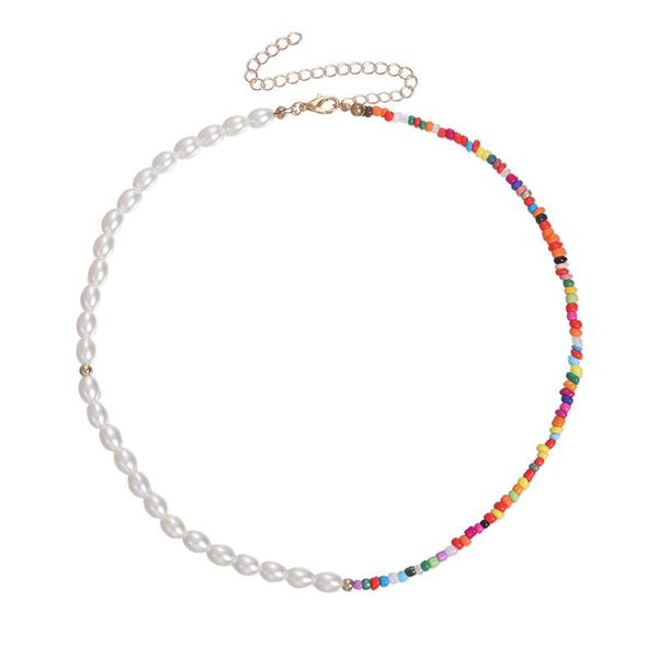 chokers bohemian seed bead strand beaded pearl handmade choker colorful necklace for women girl party fashion jewelry gift, Golden;silver
chokers bohemian seed bead strand beaded pearl handmade choker colorful necklace for women girl party fashion jewelry gift, Golden;silver
