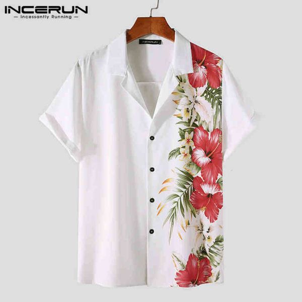 incerun men's shirt blossom print turn down kraag short mouw streetwear camisas hombre zomer knop casual shirts s-3xl, White;black
incerun men's shirt blossom print turn down kraag short mouw streetwear camisas hombre zomer knop casual shirts s-3xl, White;black