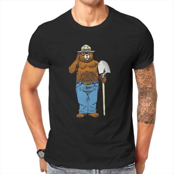 men's t-shirts funny unique tshirt smokey bear cartoon animal creative graphic t shirt stuff ofertas, White;black
men's t-shirts funny unique tshirt smokey bear cartoon animal creative graphic t shirt stuff ofertas, White;black